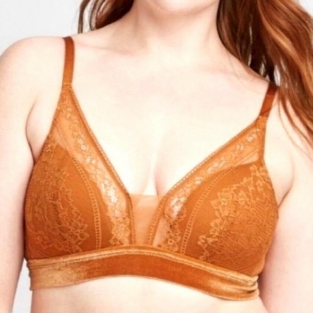 Auden Lace Bralette - Copper